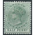 Lagos 1885 SG21 1/2d Dull Green Mounted Mint .. ..