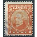 Canada 1927 SG266 1c Orange Good/Fine Used .. ..