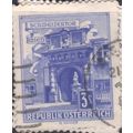 Austria 1957 - SG1313 - 3s blue - "Swiss Portal...