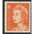 Australia 1966 Decimal Currency 6c Orange SG387...