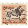 South Africa 1959 - 6p orange/brown - Panthera ...