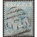 Cyprus 1881 SG11 1/2pi Emerald Green Wmk Crown ...