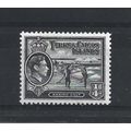 Turks&Caicos.SG194 1/4d Raking Salt (Black).Mou...