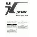 KAWASAKI ZR550-B2 ZEPHYR OWNERS MANUAL MOTORCYC...