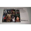 1970 2-pg Tenneco Oil Ad - Building Businesses