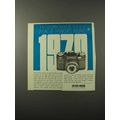 1970 Zeiss Contaflex Super BC(QL) Camera Ad