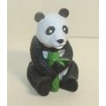 Panda Bear holding Bamboo PVC Figure