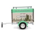 Travel Trailer Beige with Light Green Top "The ...