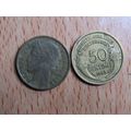 France Republic 1933 50 Centimes Coin
