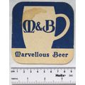 Vintage Beer Mat - M & B Mild - Marvellous Beer