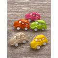 17mm x 11mm Plastic Mixed Colour Shank Car Butt...