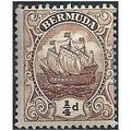 Bermuda 1912 SG44 1/4d Brown Mounted.Mint
