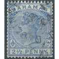 Bahamas 1884 SG51 2 1/2d Blue Fine Used .. ..