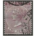 Bermuda 1898 SG26a 2d Brown-Purple Wmk Crown CA...