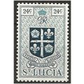 St Lucia 1949 SG155 24c Light Blue Mounted Mint...