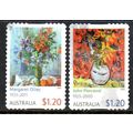 AUSTRALIA: 2023, STILL LIFE PAINTINGS, SET OF 2...