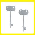 2 x Disabled Toilet Key Genuine NKS RADAR Locks...