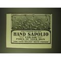 1902 Hand Sapolio Soap Ad - After a refreshing ...