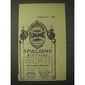 1900 Spalding Bicycles Ad