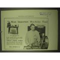 1922 Oliver Engine Lathes Ad - Most Important Tool