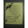 1948 Sebel Stak-a-Bye Armchair Ad - Getting dow...