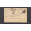 Cover Bi-Sected 610 2c Warren G. Harding RPO Ca...