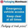 TR273 EMERGENCY VEHICLE ACCESS KEEP CLEAR AT AL...