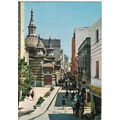 Lloret De Mar Calle e Iglesia Spain Postcard 19...