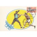 Boxing Olympic Games Postcard Vintage 1960 Firs...
