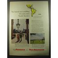 1954 Panagra and Pan American Airlines Ad - You haven't seen anything