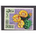 Dubai 1968 Flowers Opuntia 60d SG 293 CTO VGC
