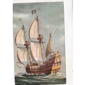 Mayflower II Artist Unknown Postcard posted 195...