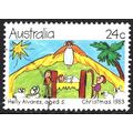 AUSTRALIA 1983: CHRISTMAS - 24c NATIVITY SCENE ...