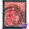 GB stamps 1902-10 KEV11 - 1d SG219 Greenwich 1