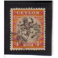 CEYLON 1950 KANDYAN DANCER 4C F/U SG413
