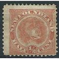 Newfoundland 1896 SG62 1/2c Orange-Vermillion M...
