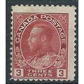 Canada 1922 SG248 3c Carmine Mounted Mint . ..