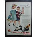 BUSTER BROWN 1958 childrens Easter shoes vintag...