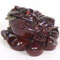 Red Money Toad With Coin And Red Gem Eyes
