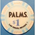 Palms. $1 Casino Chip. Las Vegas, NV. Y26.
