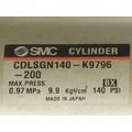 NEW SMC CDLSGN140-K9796-200 PNEUMATIC CYLINDER,...