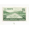 Italian East Africa 1938 25c Green, mint. SG7