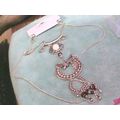 BOHEMIAN LONG FESTOON NECKLACE tiered multistra...