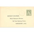 Needles, BC cancel 1957, RF C,