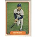 1982 Fleer baseball card 521 Bob Bailor– Mets