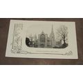 Early Postcard -Pretty Norwich Cathedral scene ...