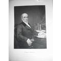 Daniel Webster - steel engraving - 1876 - Duyck...