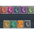 Queen Wilhelmina: 9 Values - Netherlands 1940 -...