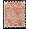 Bermuda 1880 SG20 4d Orange-Red Wmk Crown CC Mo...