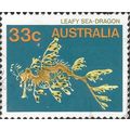 AUSTRALIA, FISH, Leafy Sea Dragon, blue 1985, 3...
